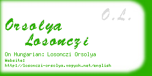 orsolya losonczi business card